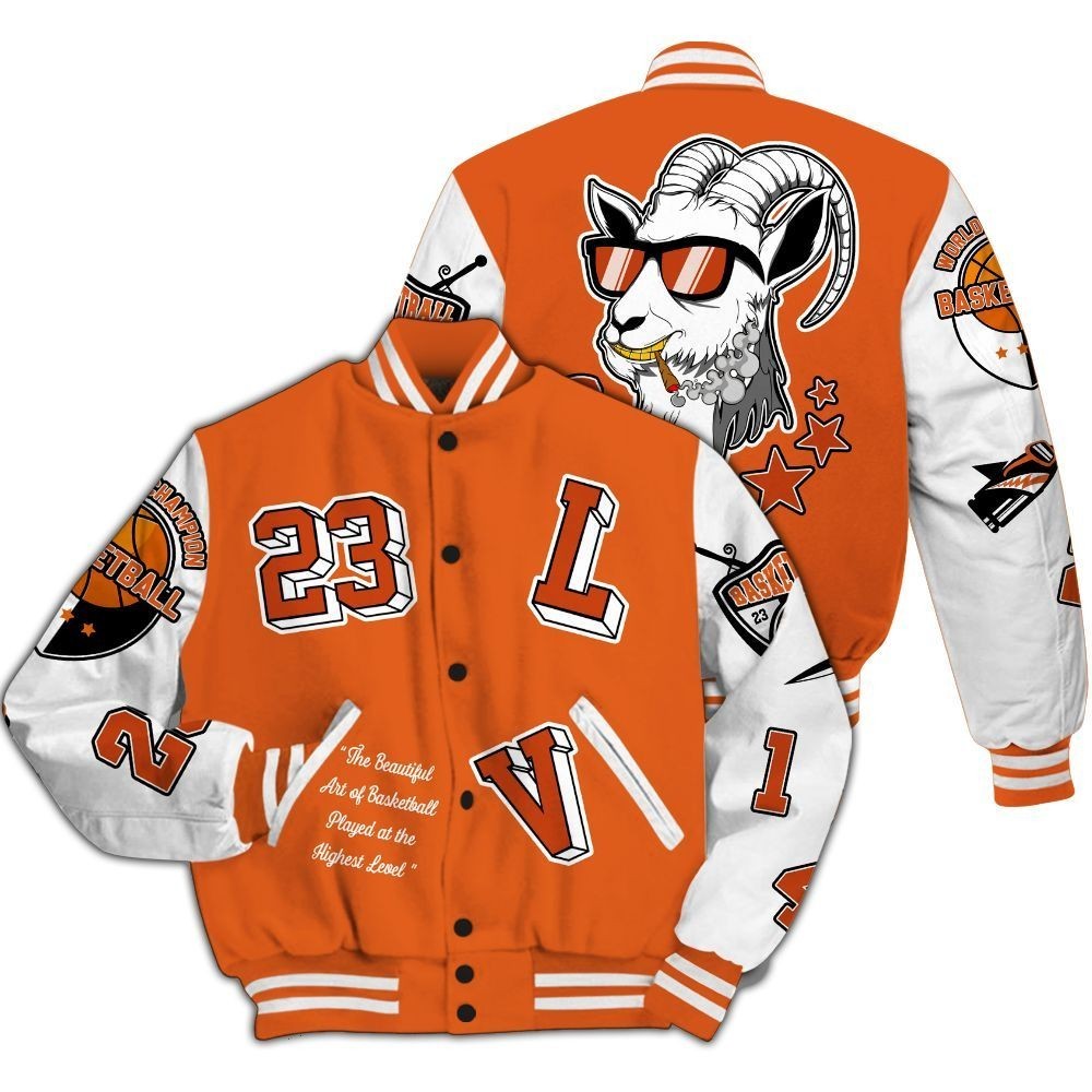 Varsity Jacket To Match High OG Starfish 1s - The GOAT Got Em Streetwear