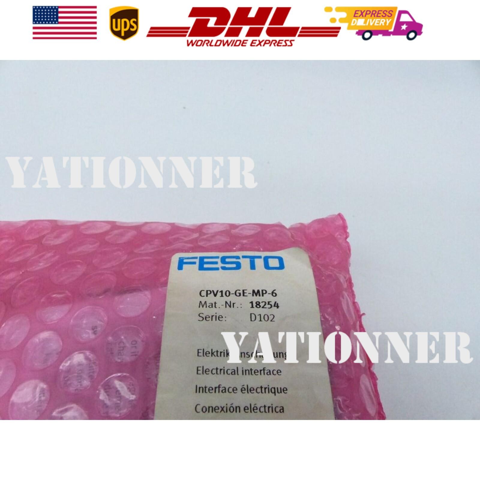New Festo 18254 CPV10-GE-MP-6 Electrical interface