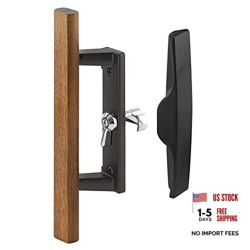 C 1259 Sliding Glass Door Handle Set, 3-15/16 In., Diecast and 3-15/16 in.
