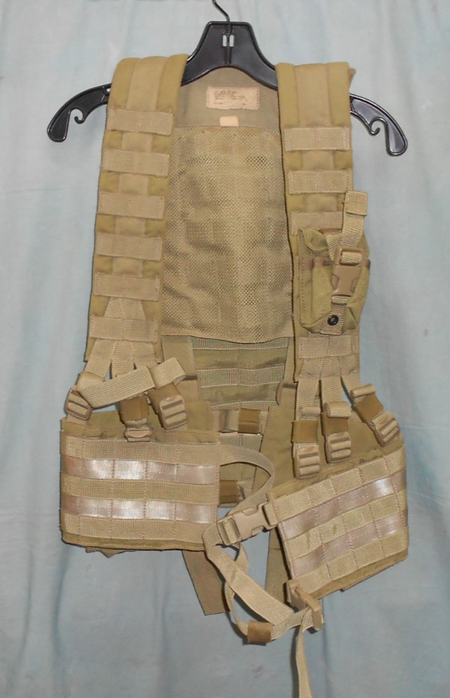 USGI Eagle SFLCS Khaki H-Harness LBV Vest HG-VS-MS-KH w/Pouches Free Ship