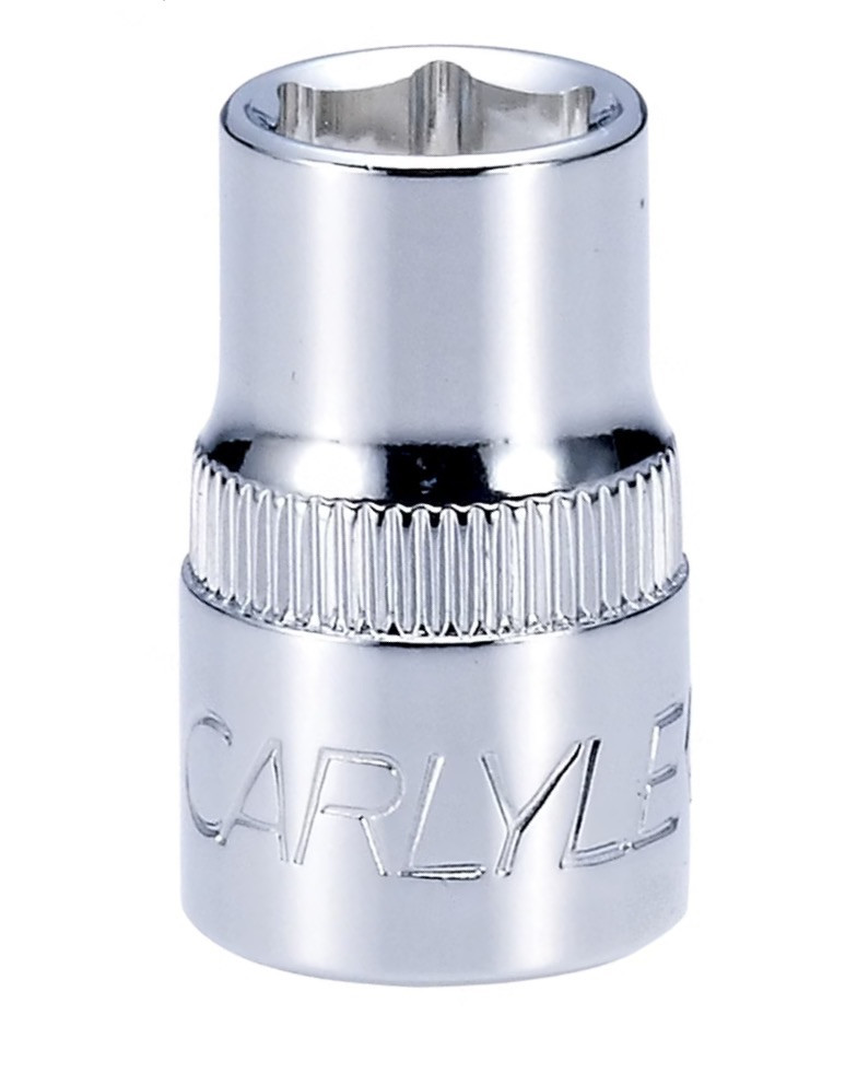 New Carlyle 10MM Socket 3/8 Inch Drive 6 Point Shallow Chrome Metric S38010M