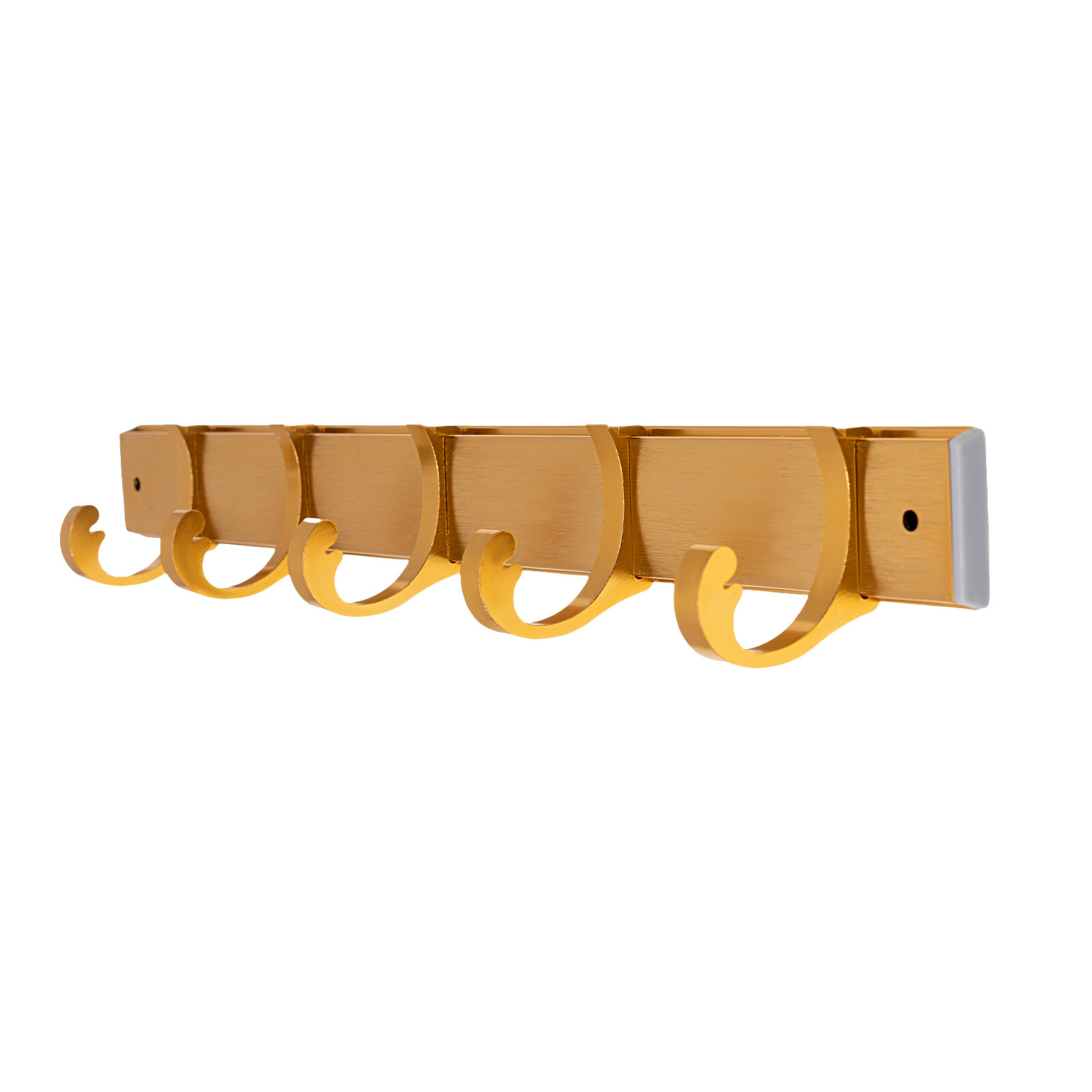 6PCS Luxury Bath Set Wall Mounted Bathroom Organizer Accessories Towel Shelf US
