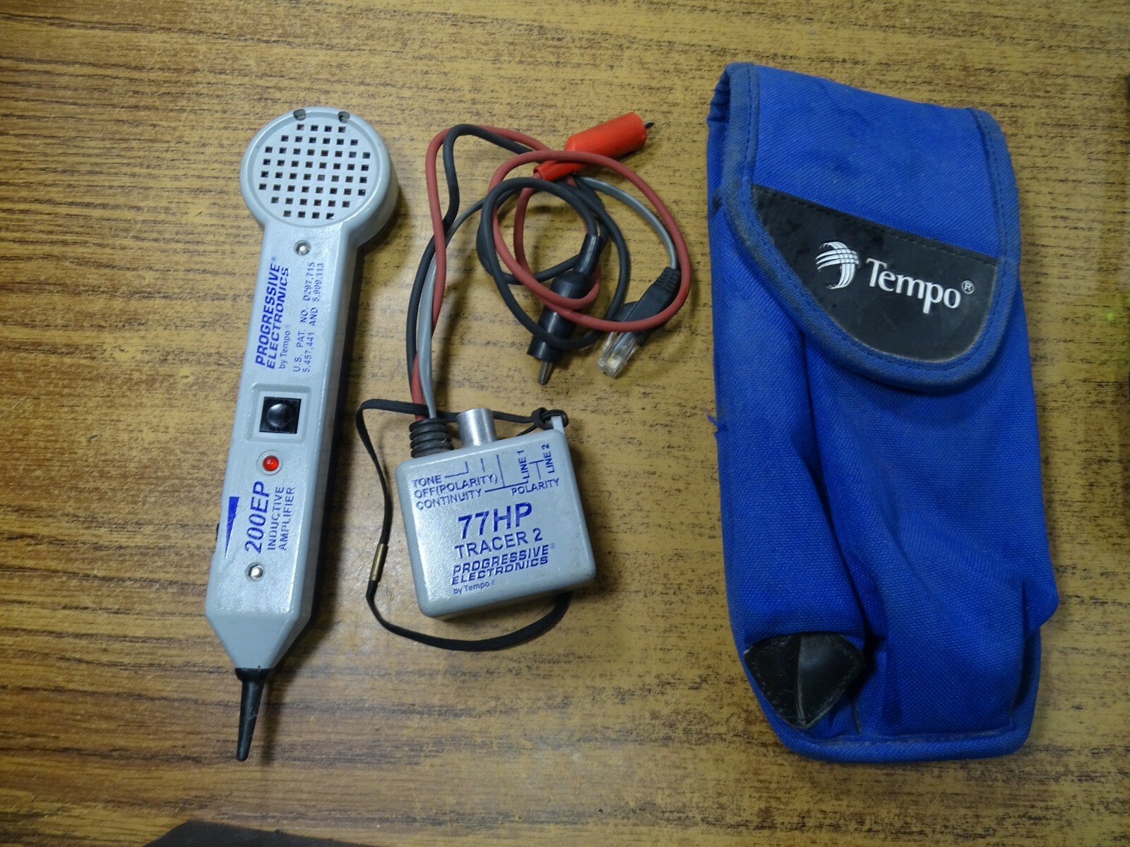 Progressive Elec by Tempo 200EP Inductive Amplifier and 77HP Tracer 2 test Set