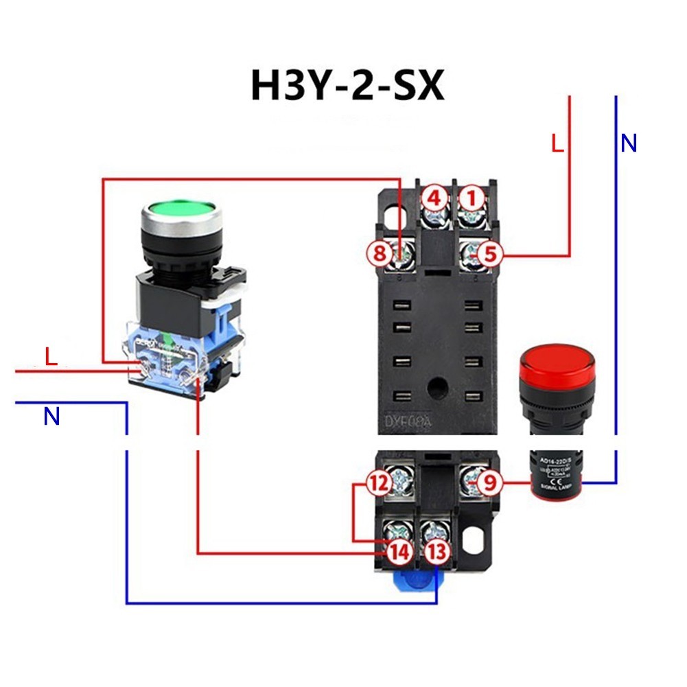 High Performance 220V Timer Relay with Enhanced Exact for Precision Timing