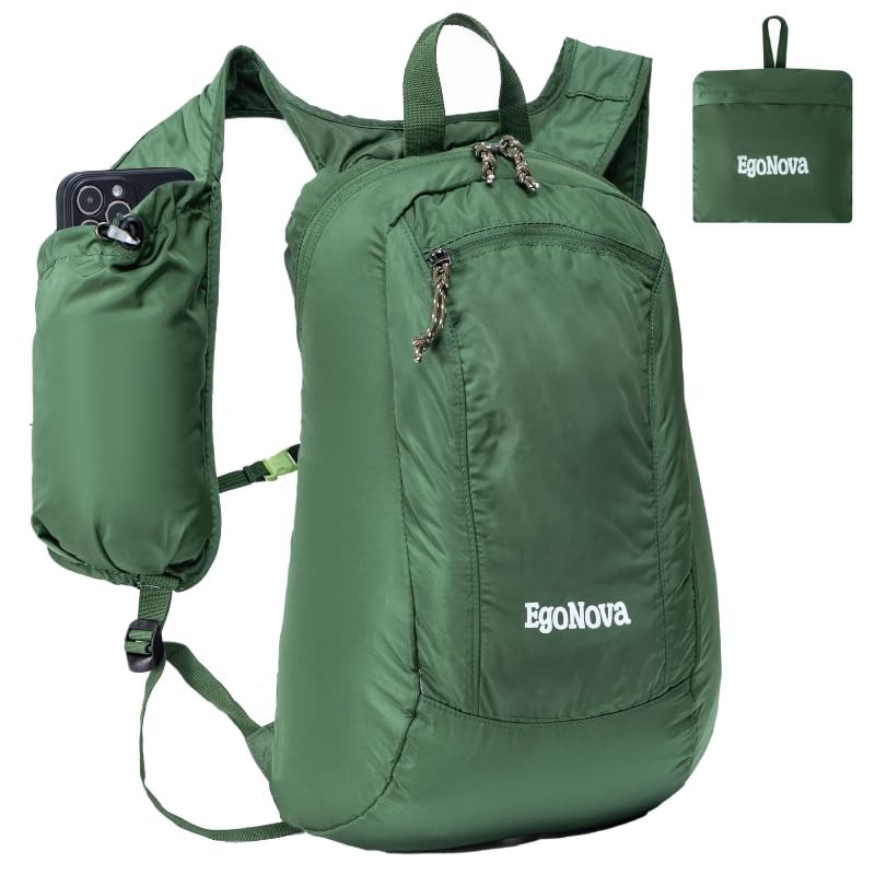 12L Ultralight Packable Daypack Small Foldable Hiking Backpack Travel Bag