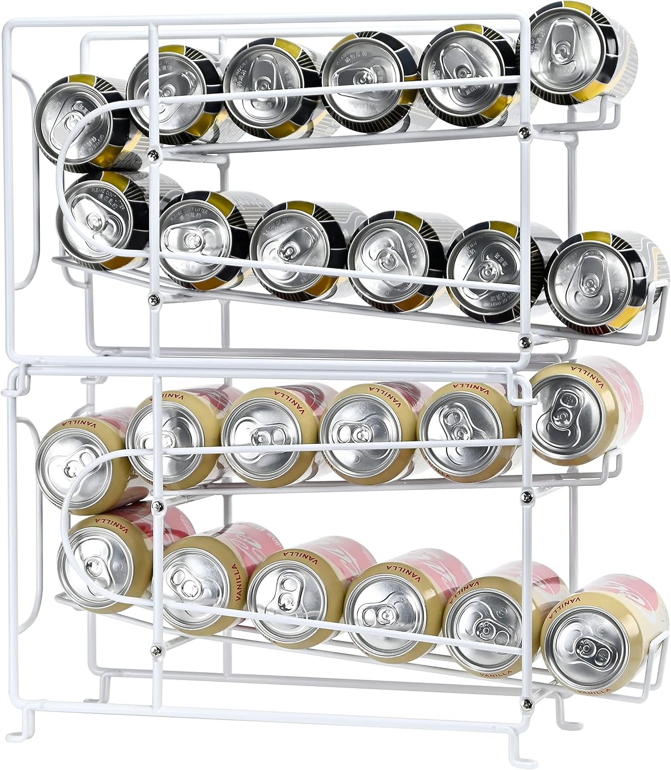 Beverage Can Dispneser, Stackable Soda Can Organizer for Pantry