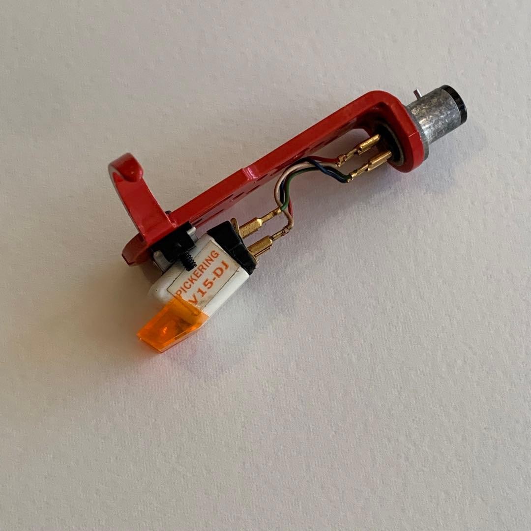 TECHNICS PICKERING Headshell Cartridge (Red)