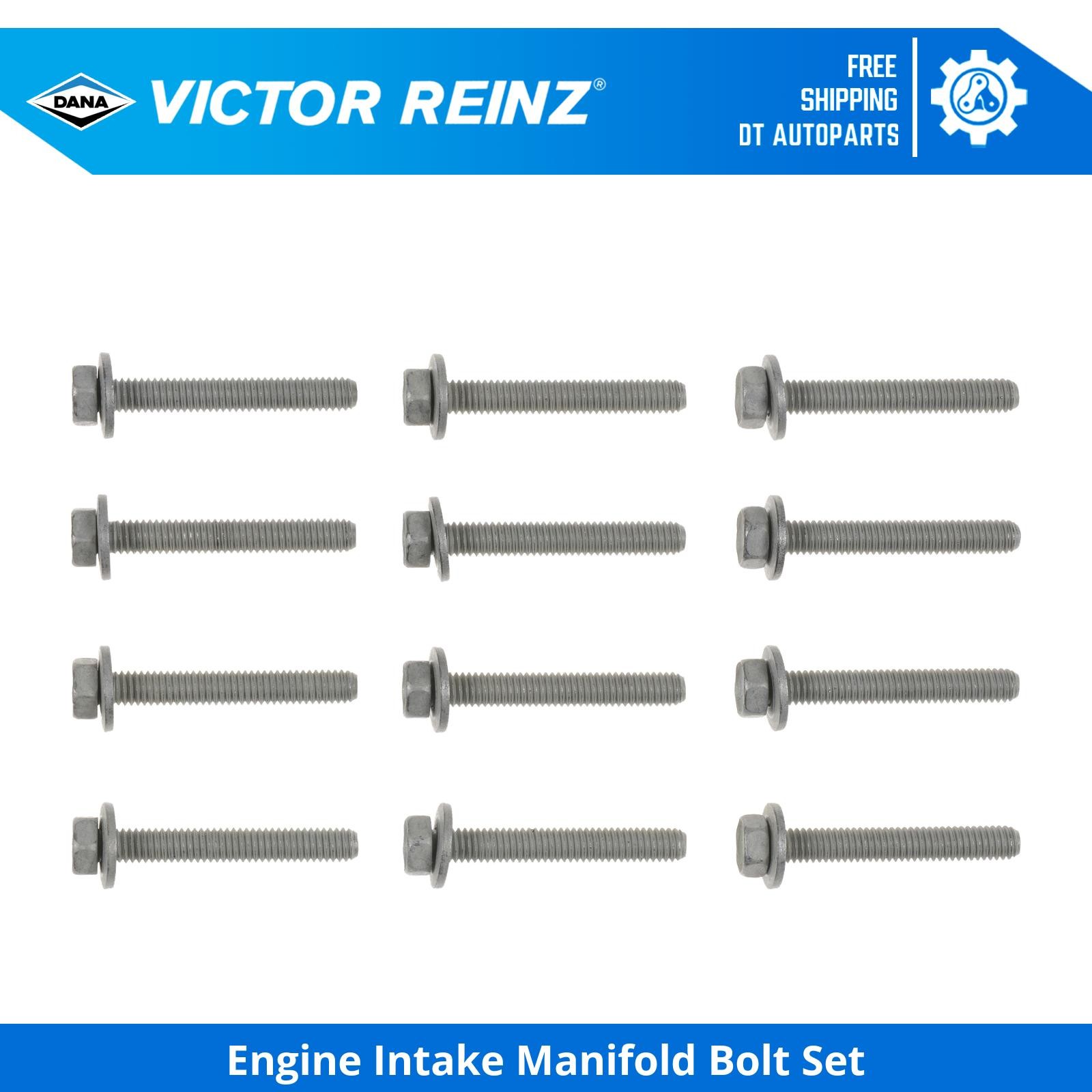 For 1992-1994 Dodge B150 Engine Intake Manifold Bolt Set Victor Reinz 1993