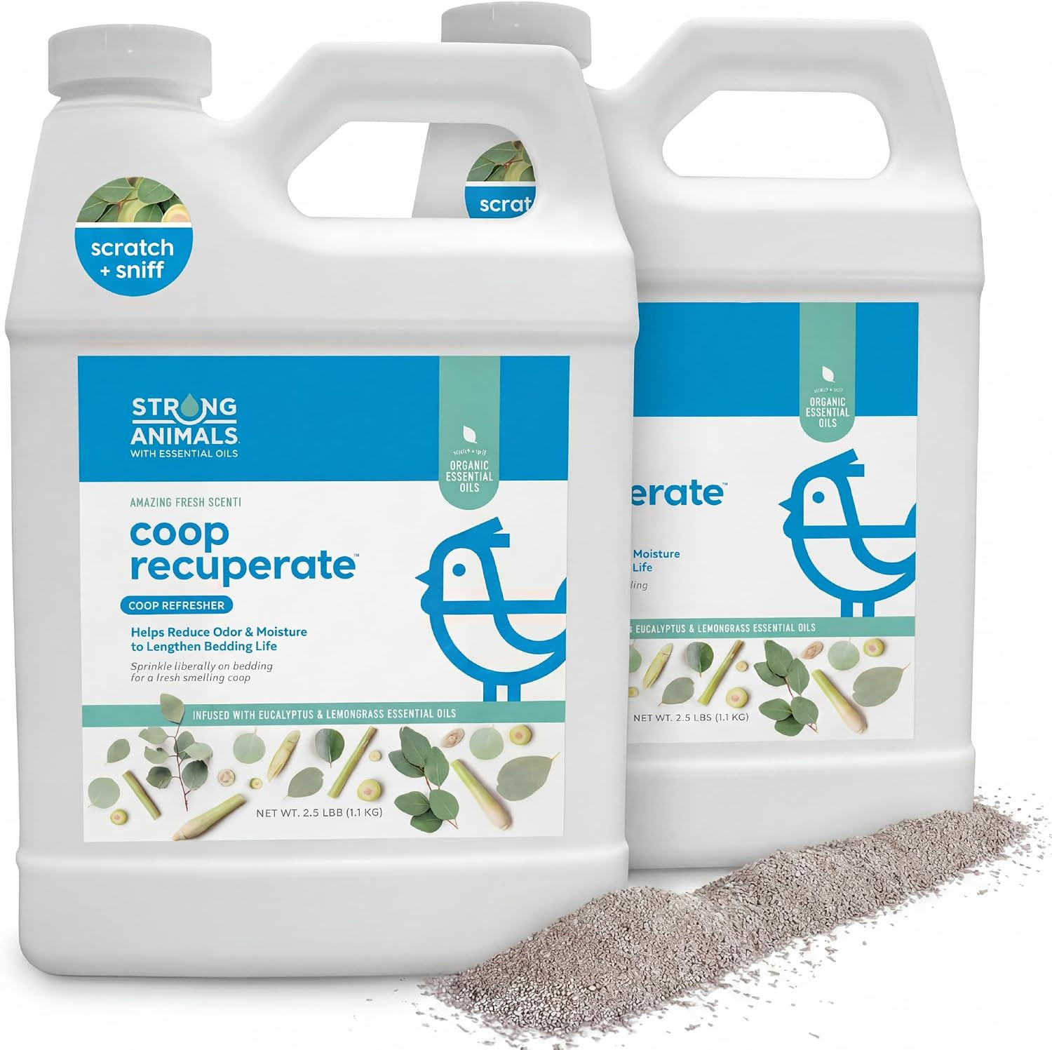 Coop Recuperate Eucalyptus & Lemongrass - Chicken Coop Refresher Containing Orga