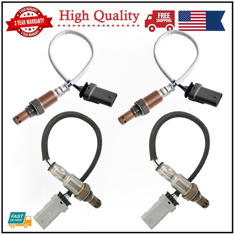 4PCS Up+Down Oxygen Sensor For Chevrolet Suburban Tahoe GMC Yukon 5.3L V8 2015