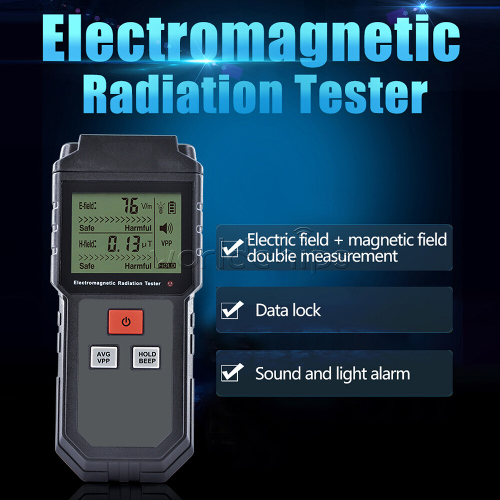 ET825 Electromagnetic Field Radiation Detector Tester Emf Meter Dosimeter New