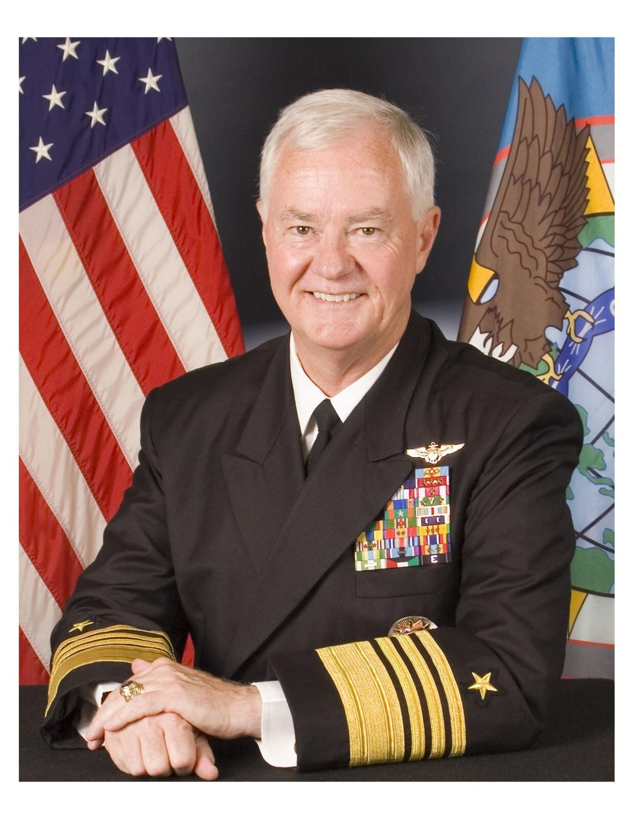 2007 United States Navy Admiral Timothy J. Keating 8x10 Photo On 8.5" x 11"