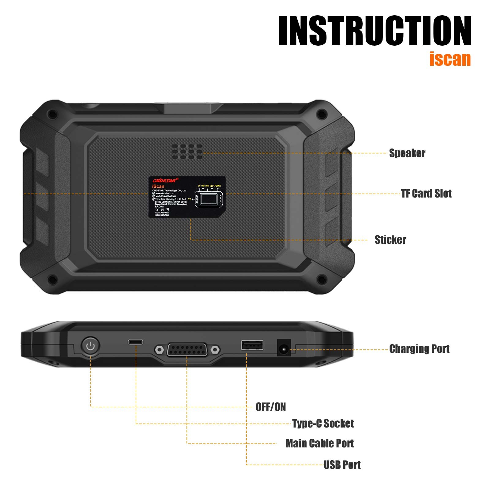 OBDSTAR iScan For YAMAHA Marine Diagnostic Tablet Code Read Data Flow ActionTest