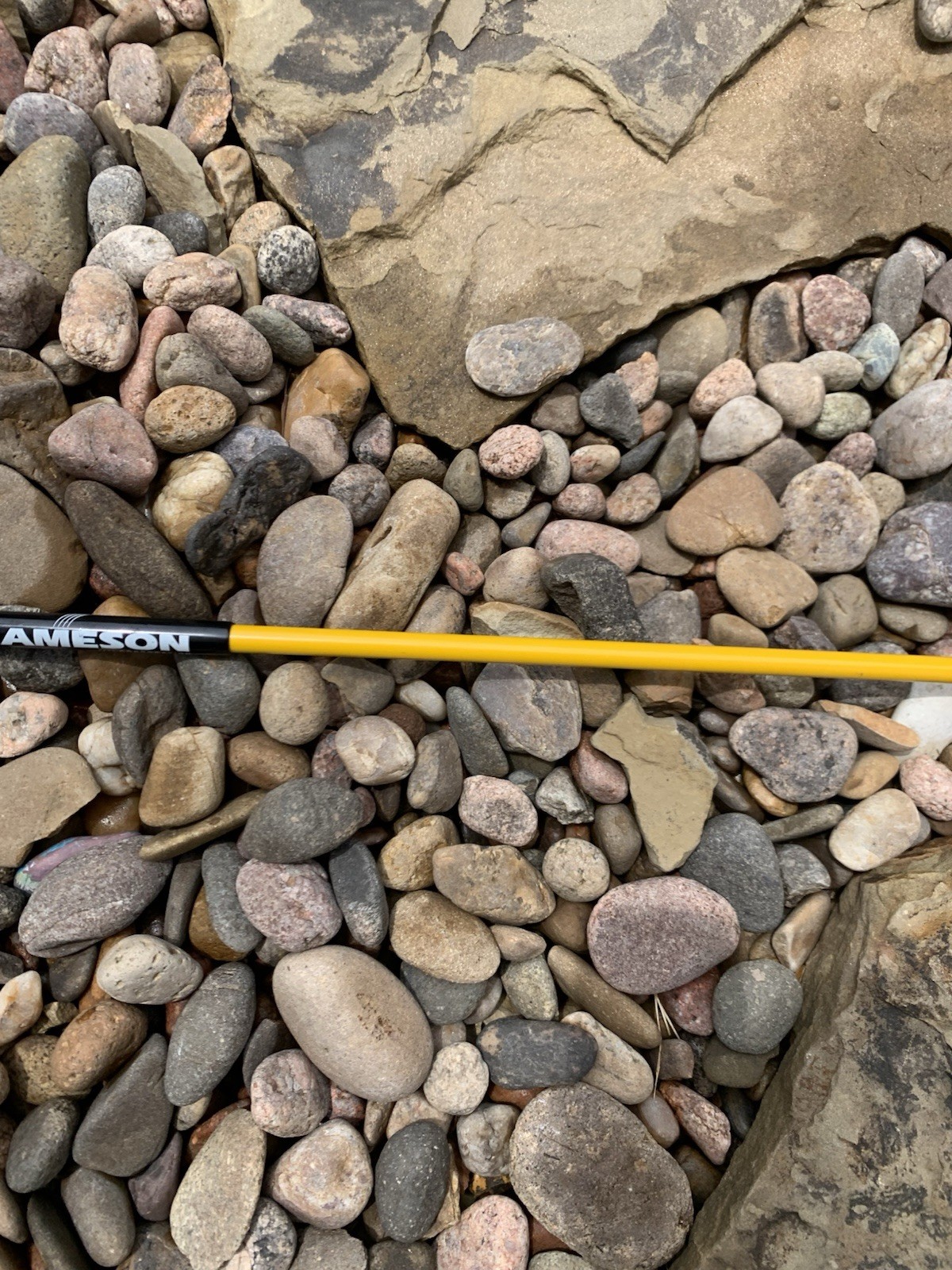 Jameson Fiberglass Rod. Used. 38”.