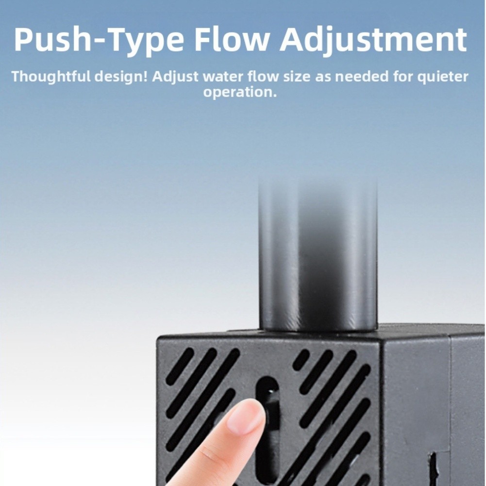 Submersible Fountain Pump USB 5V Adjustable Flow for Pond Aquarium Easy Fit