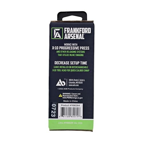 Frankford Arsenal Case Support Die 7/8"x14 Threads Reloading Press