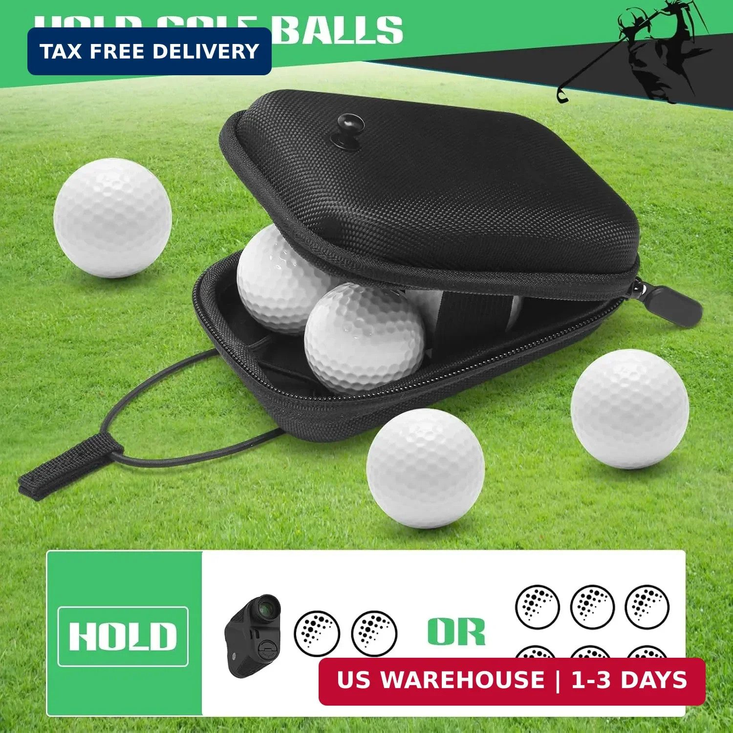 Golf Rangefinder Hard Shell Case, Hard Golf Rangefinder Case Universal Range Fin