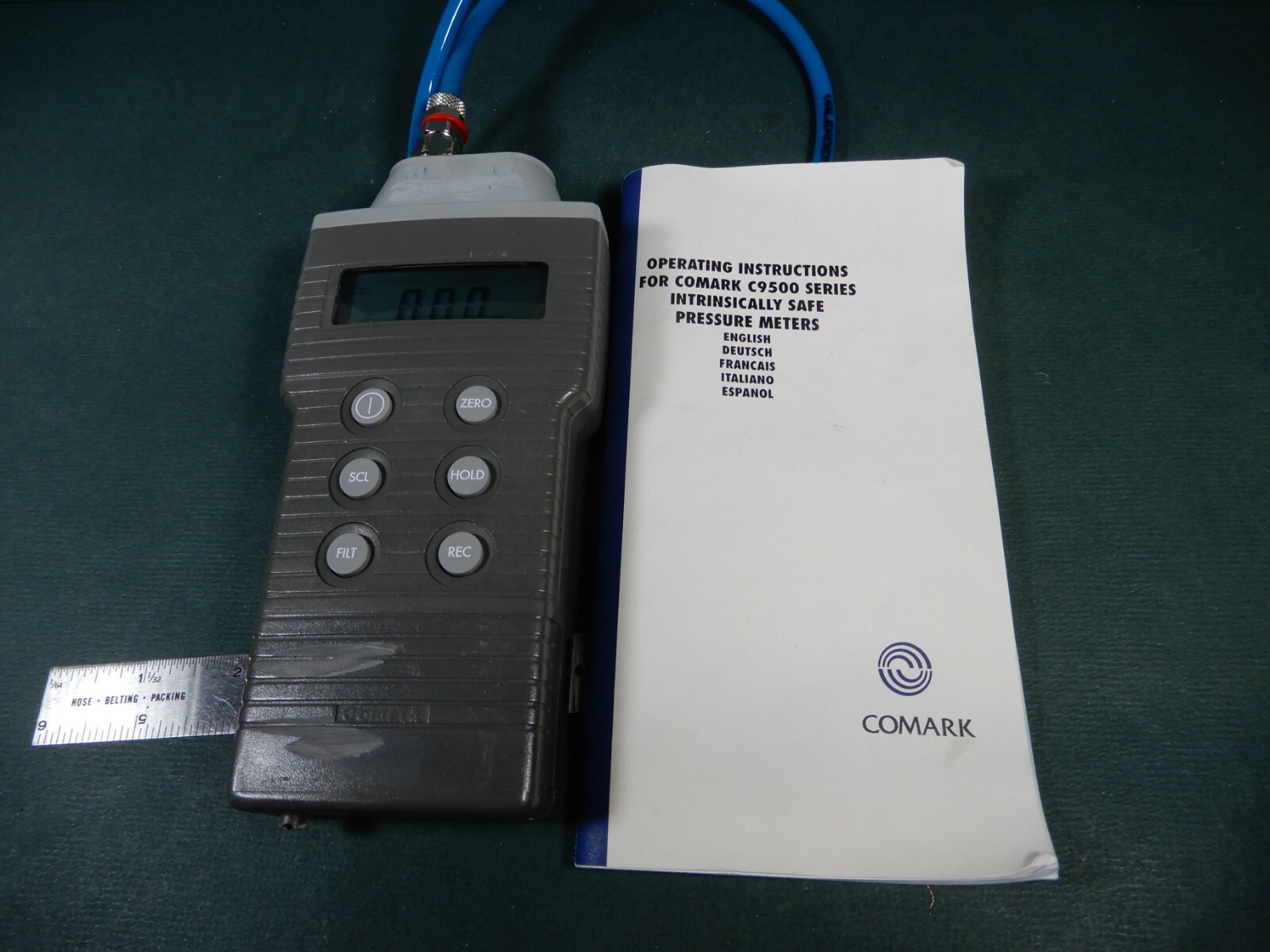 Comark C9500 Digital Pressure Meter Good Used Conditon