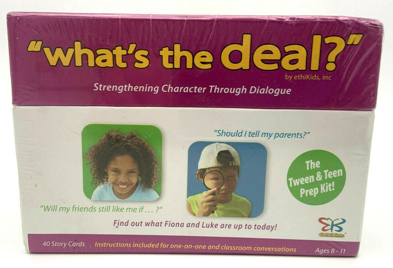 ethiKids "What's The Deal?" Strengthening Character Through Dialogue Story Cards
