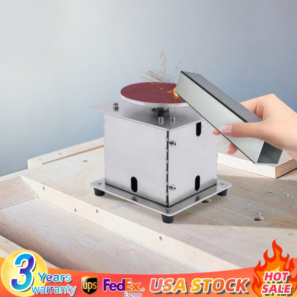 110 V 200 W Tabletop Corded Electric Disc Sander W/ 21 PCS 4 in Sanding Disc