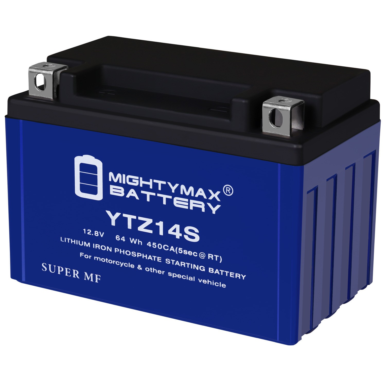Mighty Max YTZ14S Lithium Battery Replaces Powersport Motorcycle ATV Scooter