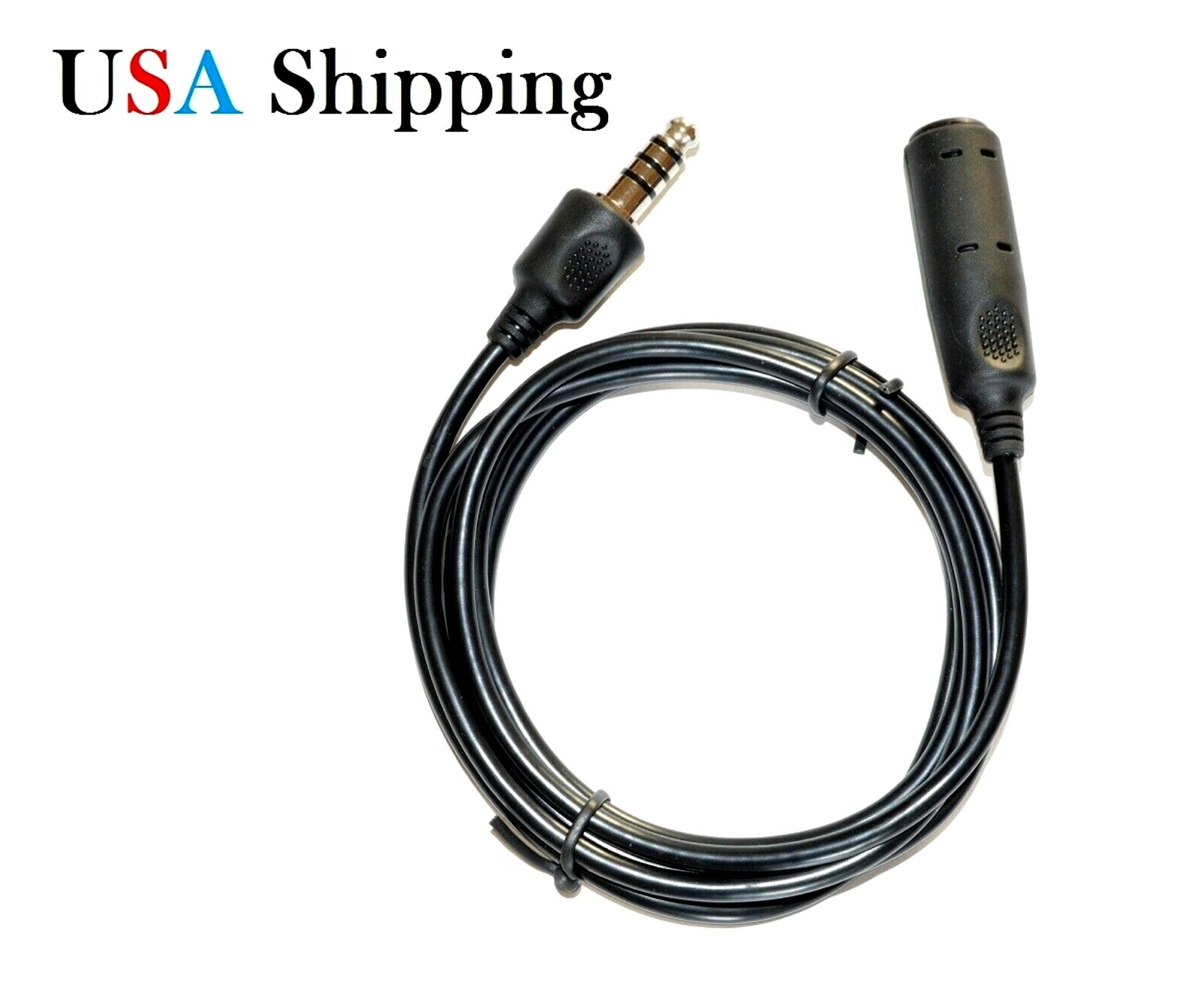 HELICOPTER HEADSET EXTENSION ADAPTER, 5 FEET LONG HEADSET EXTENSION ADAPTER