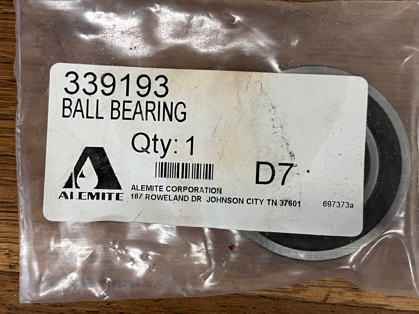 Alemite 339193 Ball Bearing New Old Stock