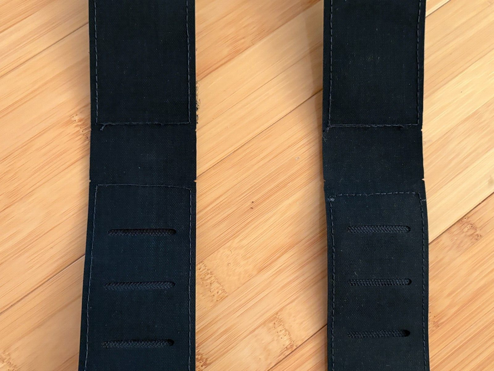 PROTECH Tactical Shoulder Strap Pair Black Laser Cut Molle Webbing 296X2 Inch