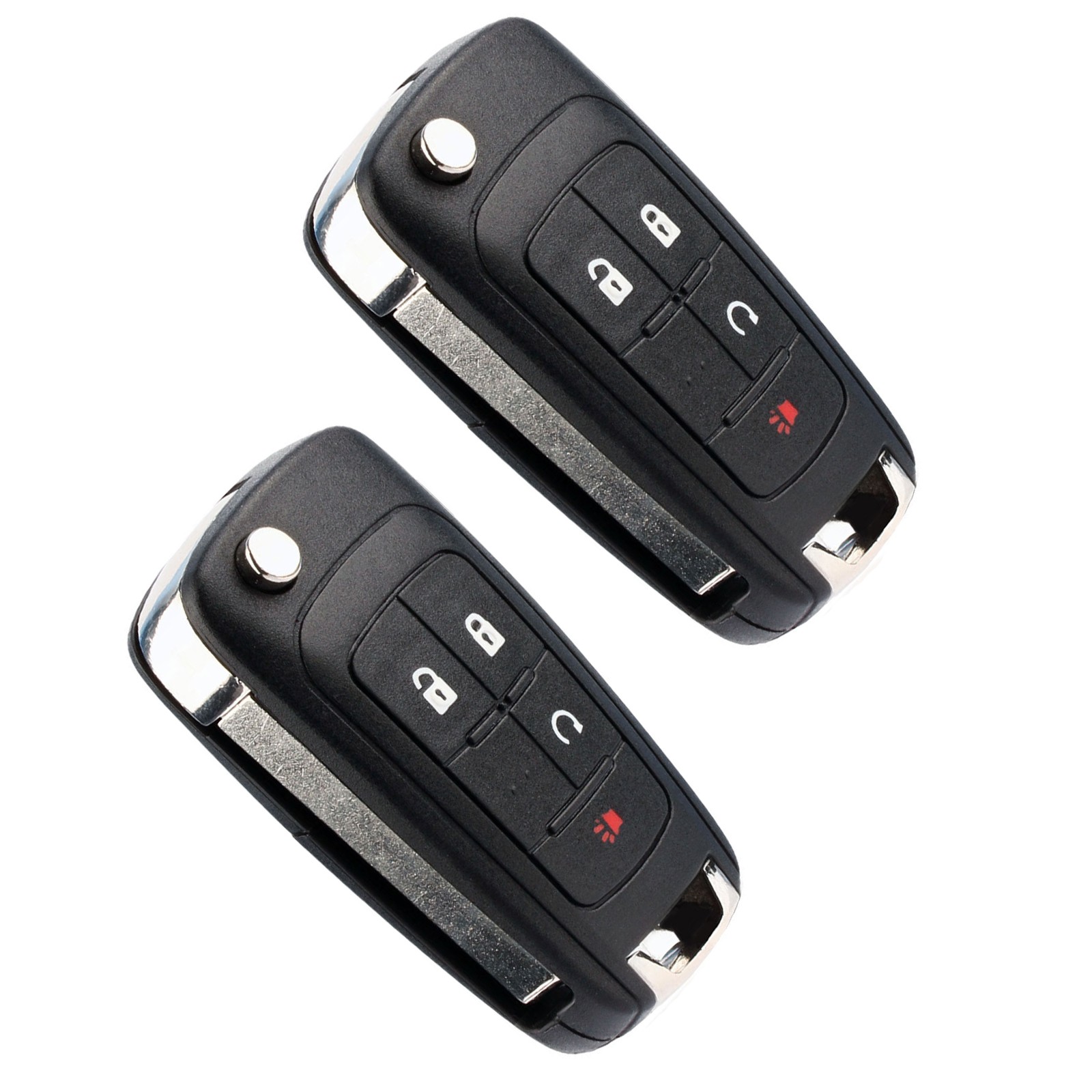 2Pack Car Remote Key Fob For GMC Terrain 2010-2021 For Chevrolet Sonic 2012-2017