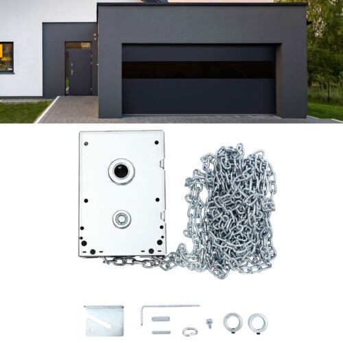 For Roll Up Doors 4:1 Gear Ratio Garage Door Chain Hoist Opener, Chain Hoist
