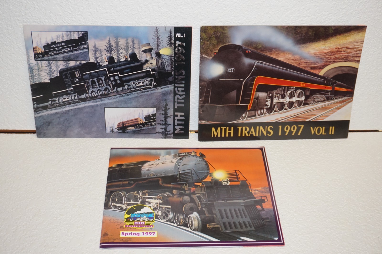 1997 MTH Spring, Volumes 1&2 Full Color Electric Trains  Catalogs