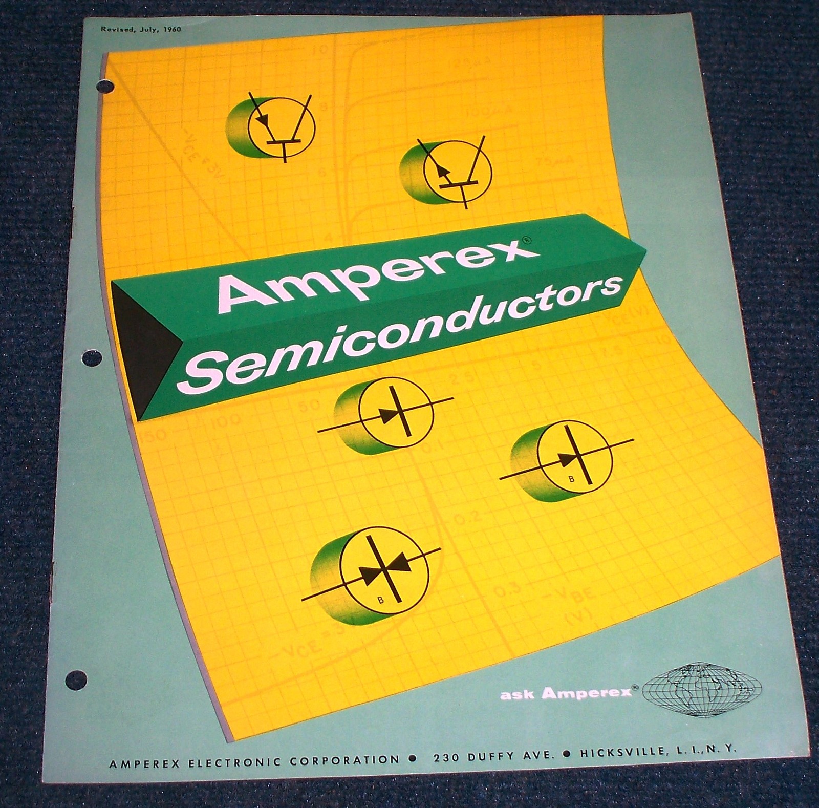 AMPEREX SEMICONDUCTORS BROCHURE 1960 JULY