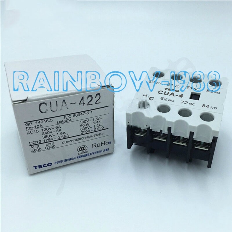 CUA-422 2 Open 2 close FOR TECO Auxiliary contact Contactor assistance