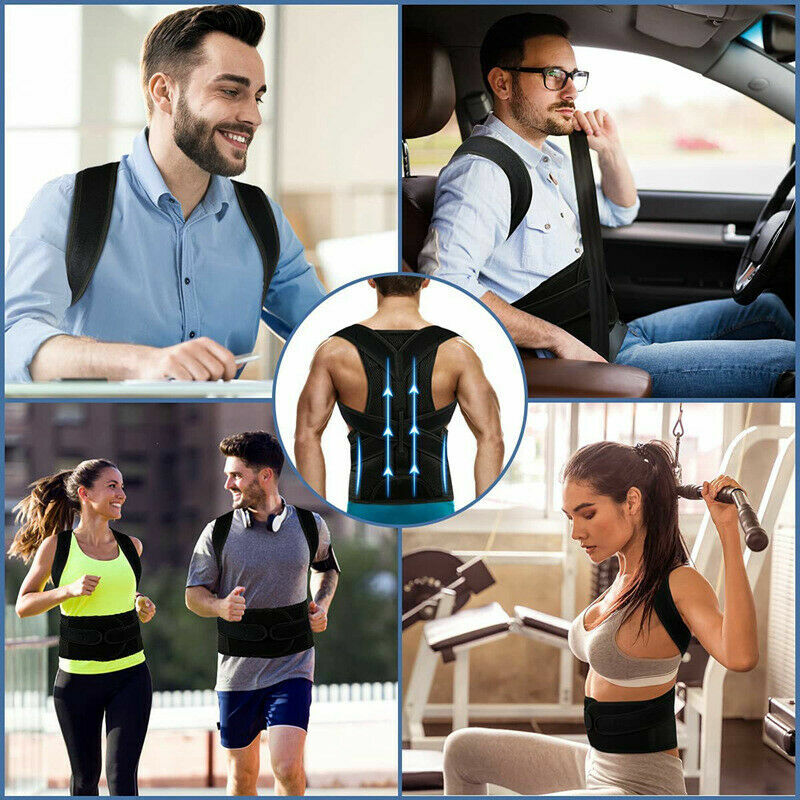 Back Brace for Full Back Pain Relief Sciatica Breathable Lumbar Support Belt