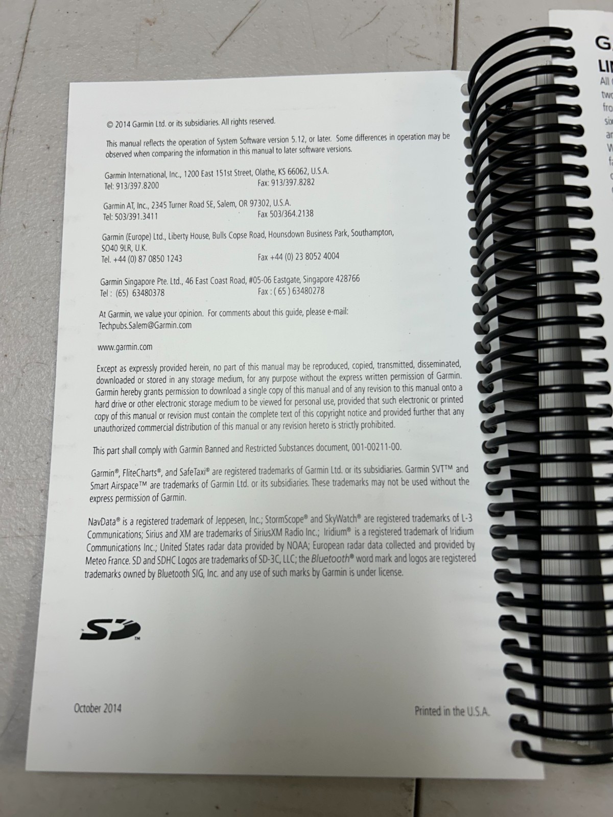 GTN 625/635/650 Cockpit Reference Guide and Pilot's Guide