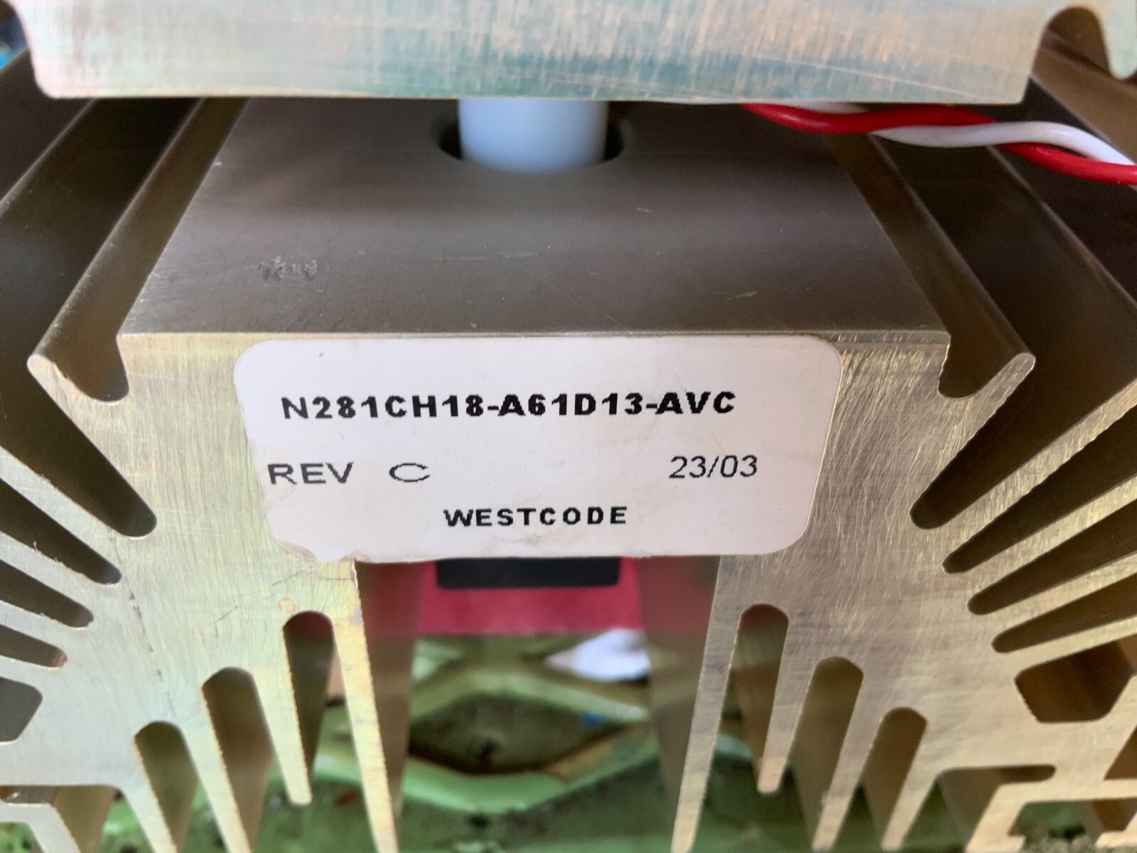 AVC Specialists N281CH18-A61D13-AVC Thyristor switch
