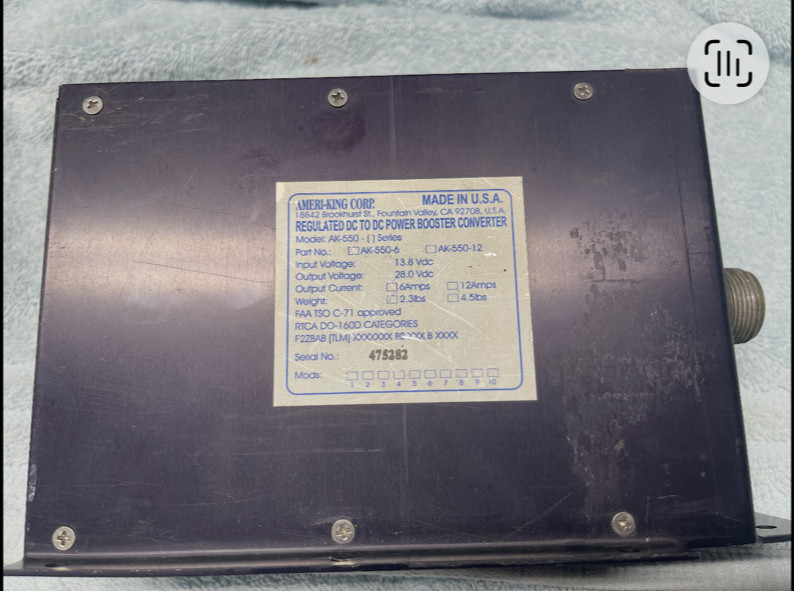 Ameri-King AK-550-6 Power Booster, Converter, 14-24V