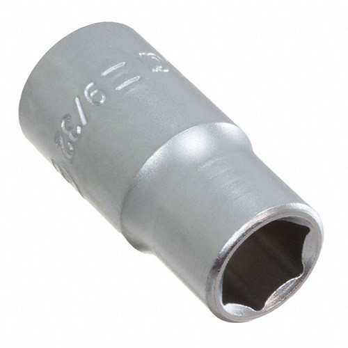 Wiha 33309 6 Point - 1/4 Inch Drive Socket - 9/32" X 25Mm