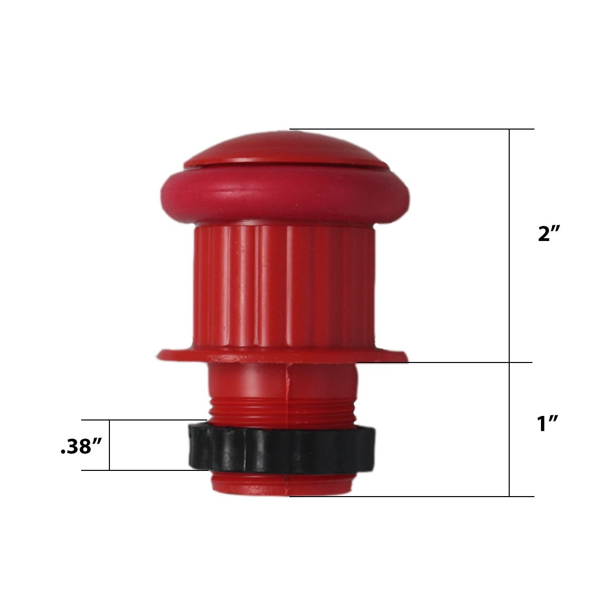 Jumbo Bumper Pool Billiard Post - Red