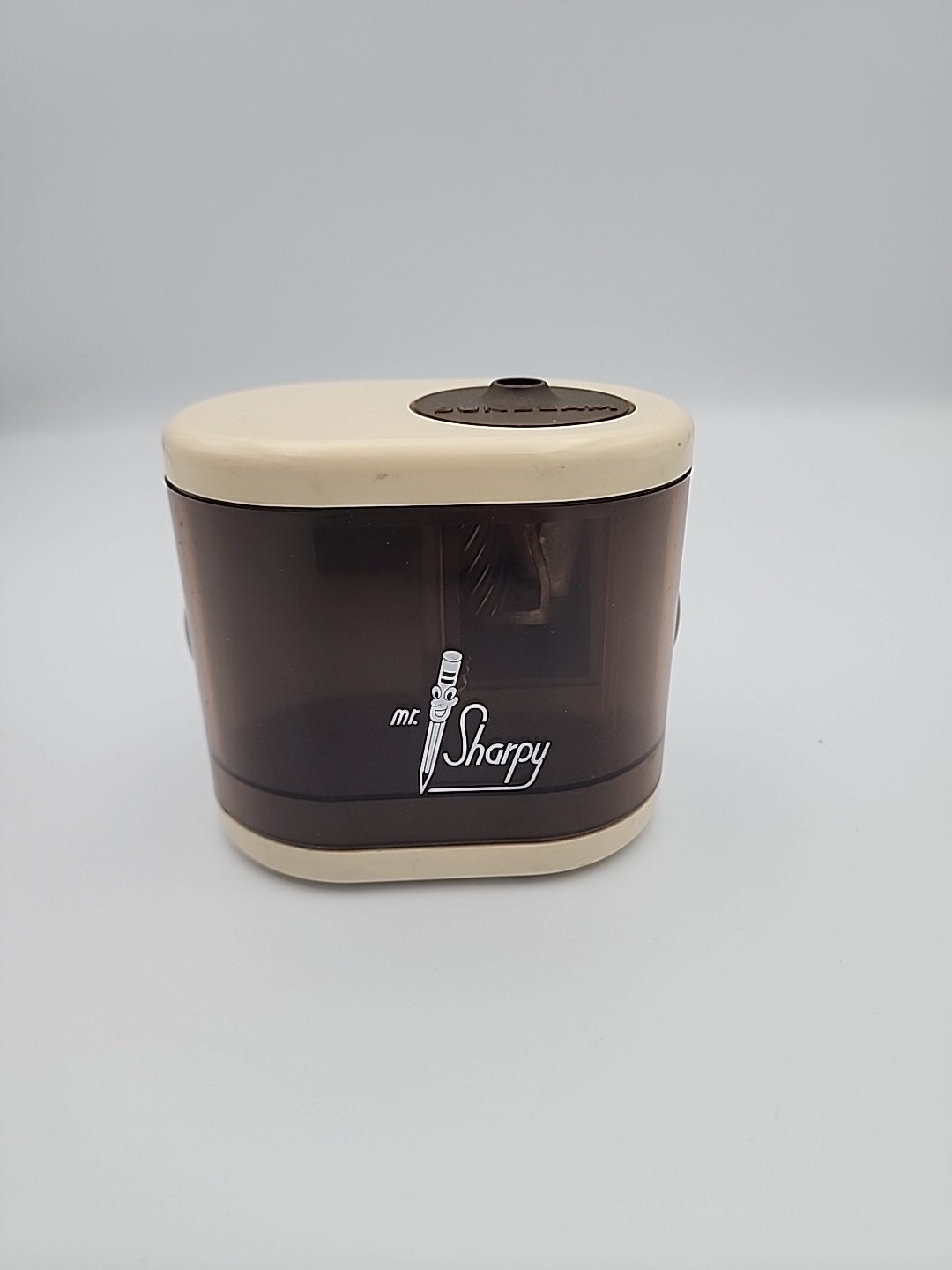 Vintage Sunbeam Mr. Sharpy Pencil Sharpener Battery Powered Tested Works