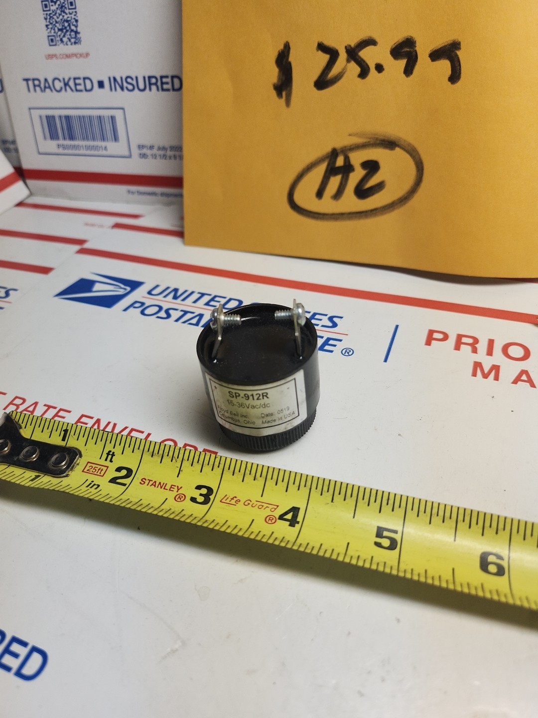 FLOYD BELL Pressure Switch SP-912R NEW , H2