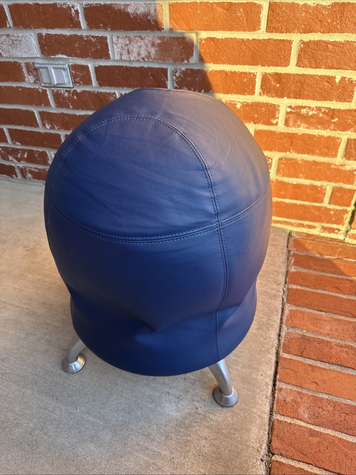 Safco Zenergy Ball Chair Navy Blue