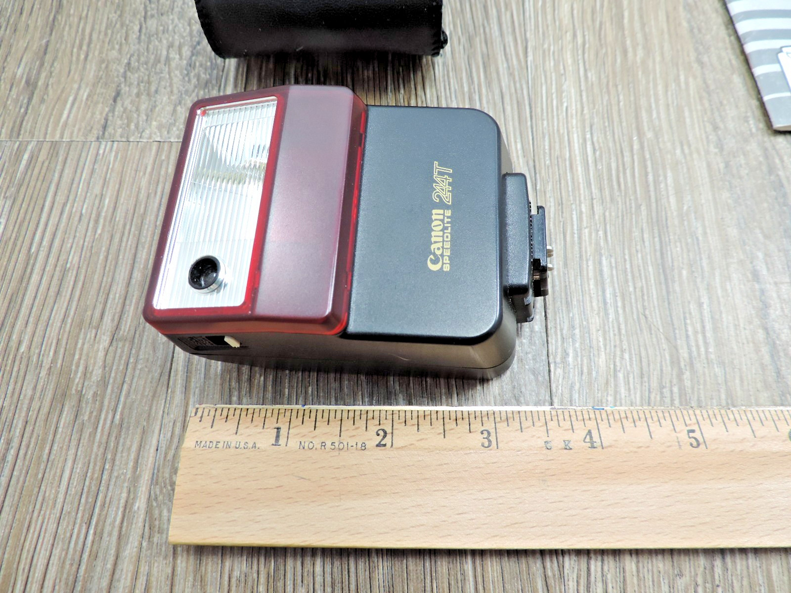 Canon Speedlite 244T w/Case & Manual Tested Works