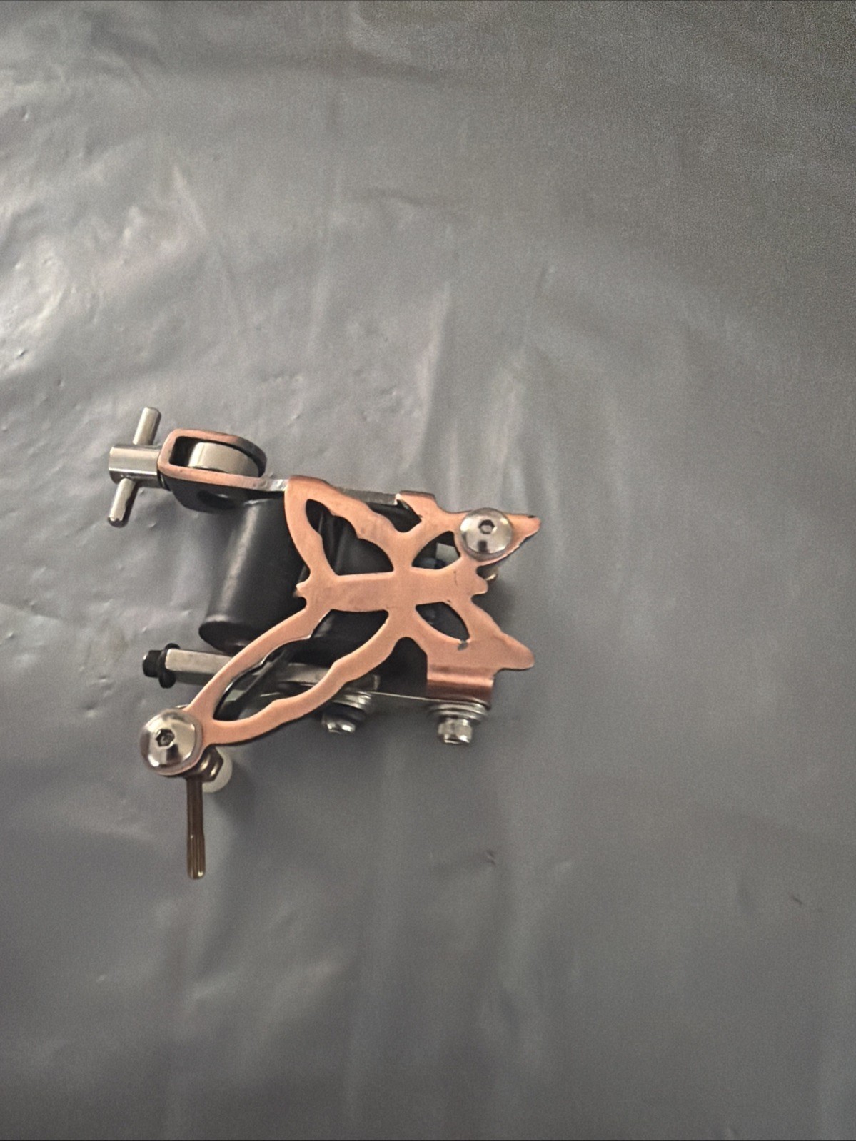 Vintage brass- Framed 10-wrap coil Tattoo Machine Used
