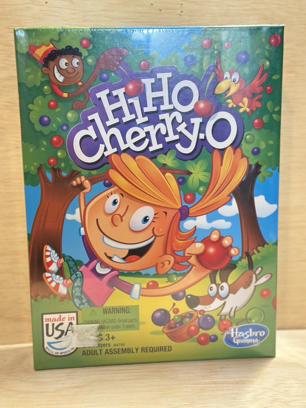 Hasbro, Hi Ho! Cherry-O Board Game New Sealed- Ages 3+