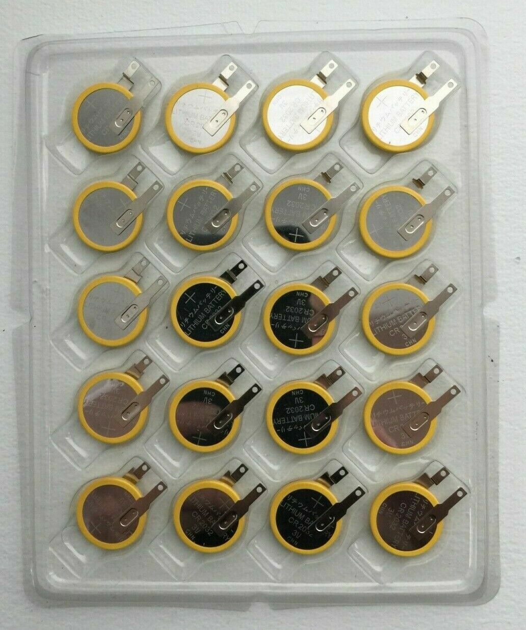 2x CR2032 Save Battery Coin Replacement Tabs Super Nintendo SNES N64 US SELLER