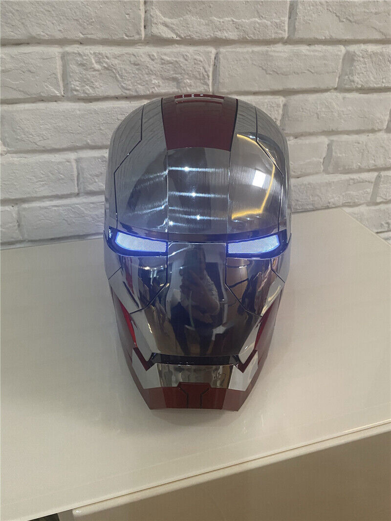 US StocK AUTOKING Iron Man MK5 Helmet Wearable Voice Control ABS Mask Cosplay