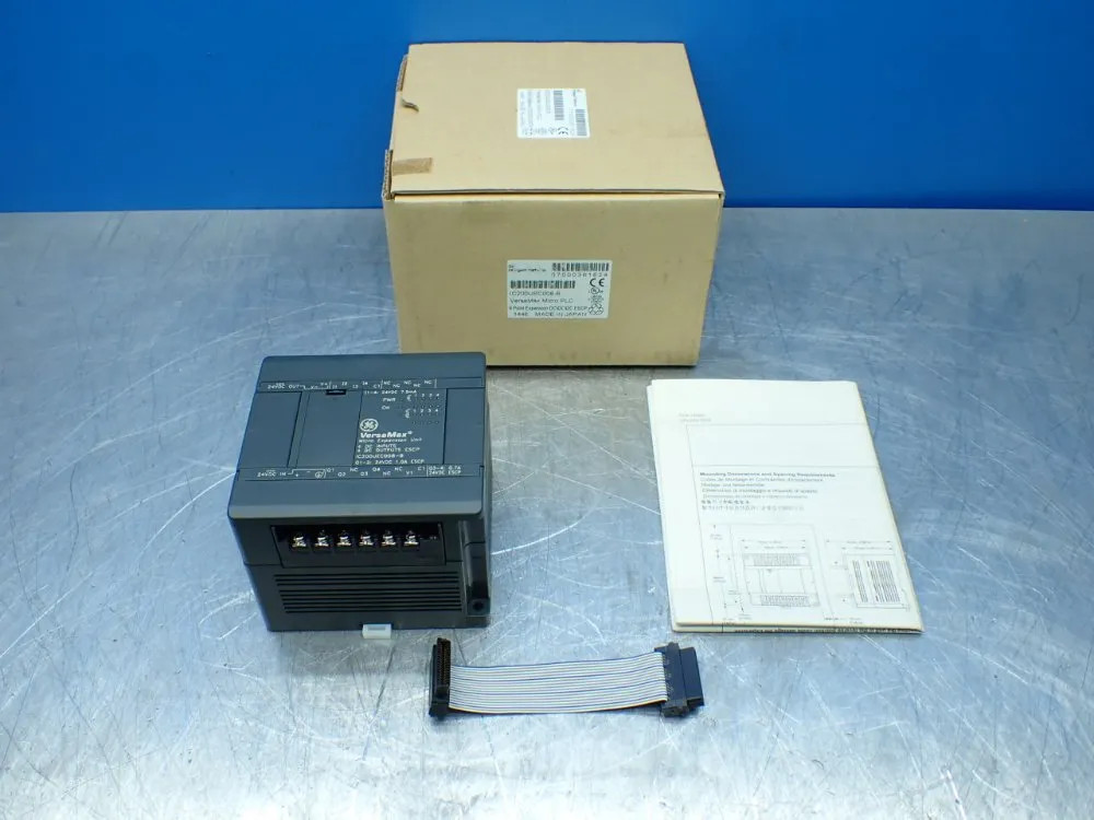 GE IC200UEC008-B VERSAMAX MICRO PLC 8-POINT EXPANSION DCDCDC ESCP  0725147