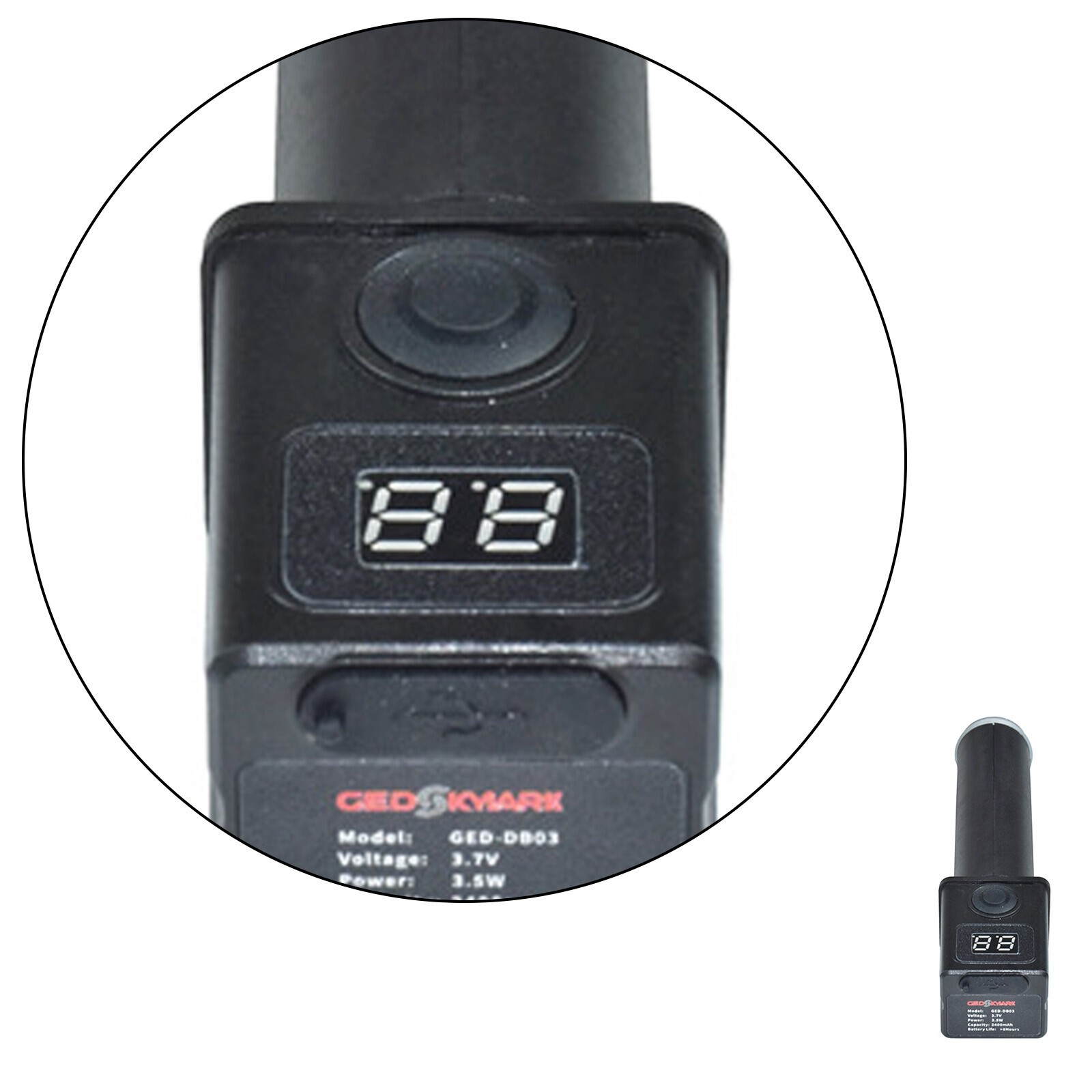 900mAh LED Automatic Pressure Electric Vacuum Pump Core Sucker Cup Split Type-fH