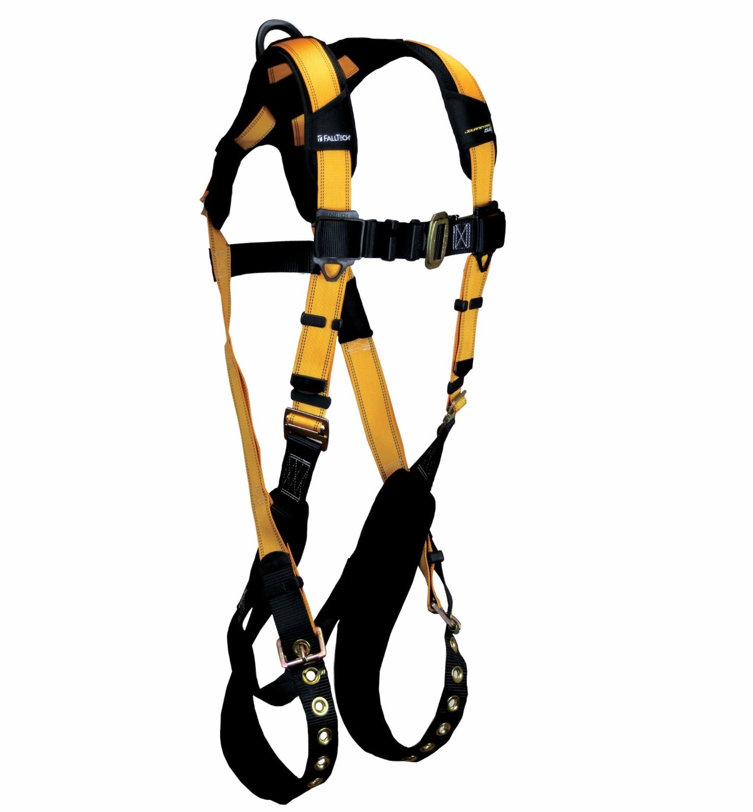 NEW FallTech #7021 UniFit Journeyman Flex Steel 1D Standard Harness